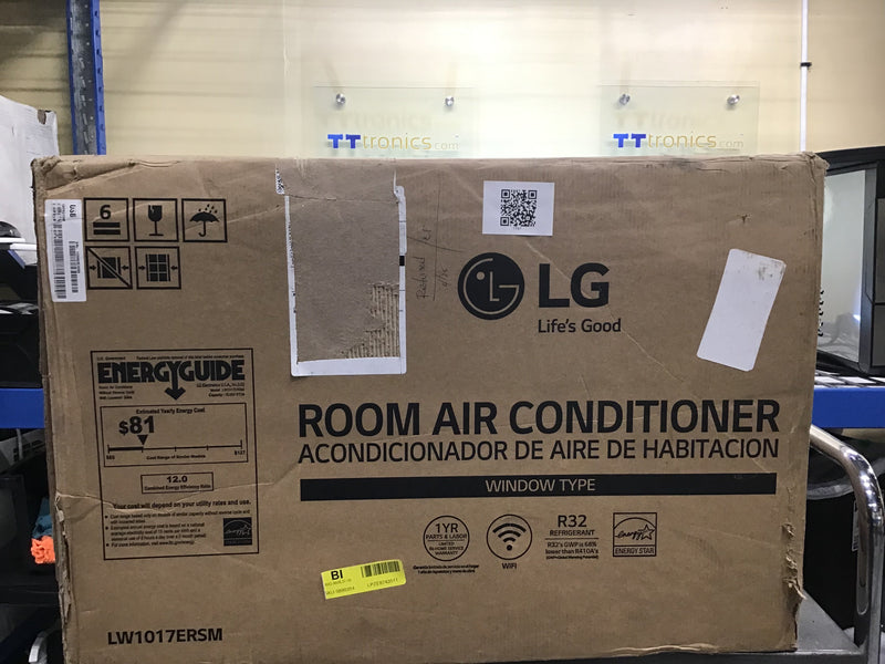 LG - 10,000 BTU Smart Window Air Conditioner - White