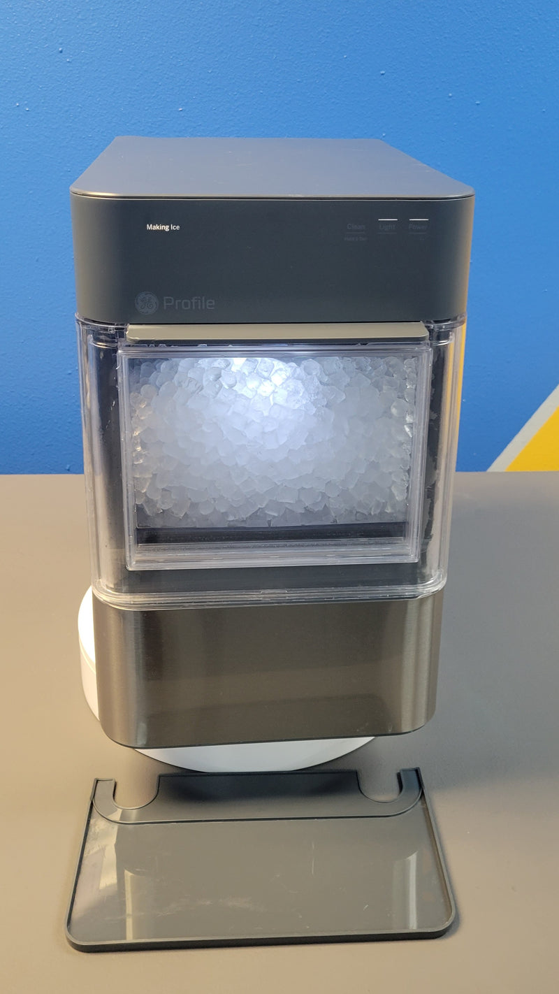 GE Profile - Opal 2.0 38 lb. Portable Ice maker with Nugget Ice Production and Built-In WiFi - Stainless Steel (Used Good)