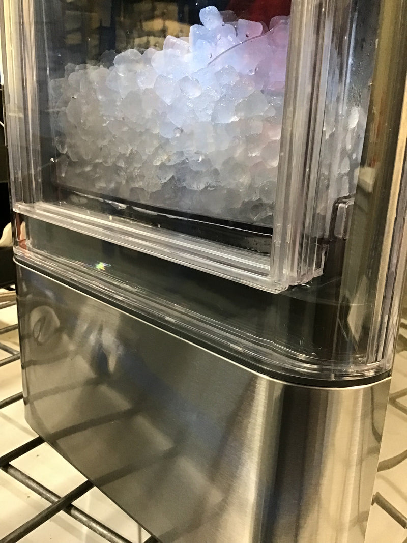 GE Profile - Opal 2.0 38 lb. Portable Ice maker with Nugget Ice Production and Built-In WiFi - Stainless Steel (UG Cosmetic Imperfections)