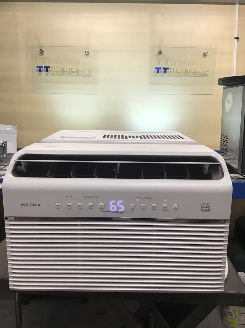 Insignia™ - 350 Sq. Ft. 8,000 BTU U-Shaped Window Air Conditioner - White