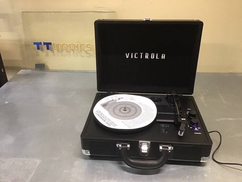 Victrola - Journey+ Bluetooth Suitcase Record Player - Black Listing